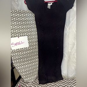 Black stretch dress